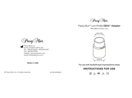 Instruction Booklet DB15 Adapter